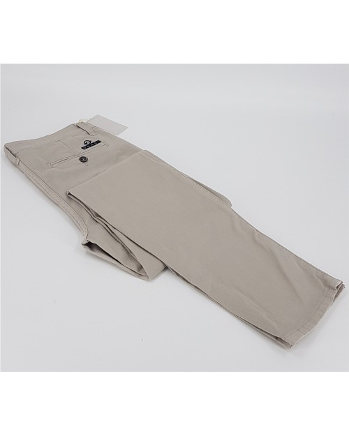 PANTALON CHINO ALGODON ELASTICO BEIG
