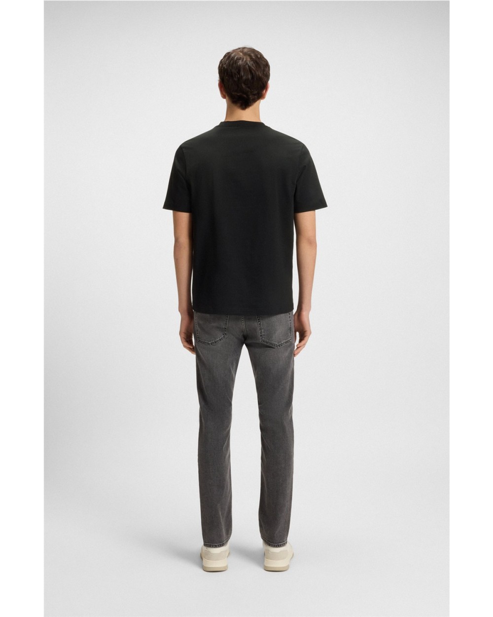 CAMISETA DE ALGODON ELASTICO CON LOGO