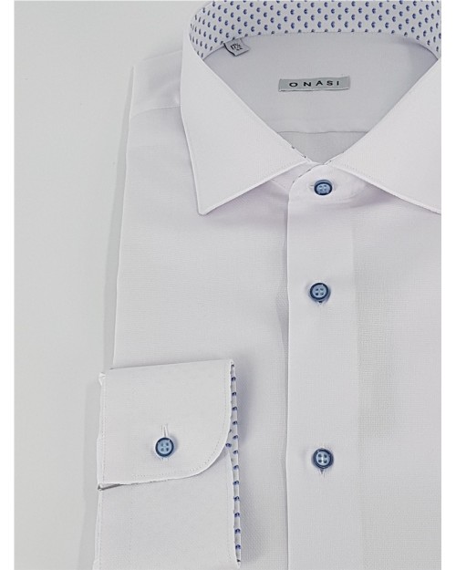 CAMISA SEMIVESTIR CON DETALLES