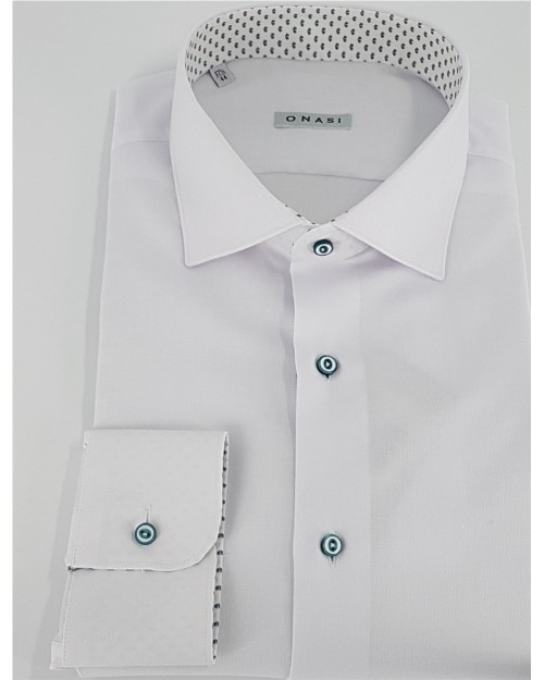 CAMISA SEMIVESTIR CON DETALLES