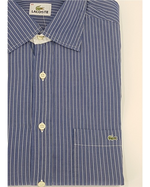 CAMISA M/L RAYAS AZUL MEDIO 2