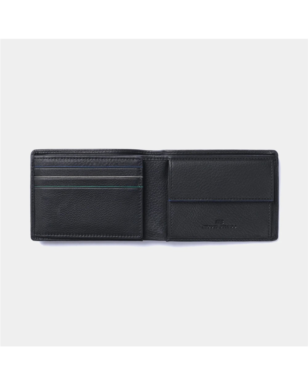 CARTERA DE PIEL CON MONEDERO