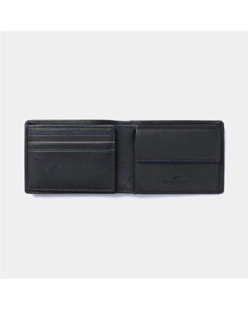 CARTERA DE PIEL CON MONEDERO