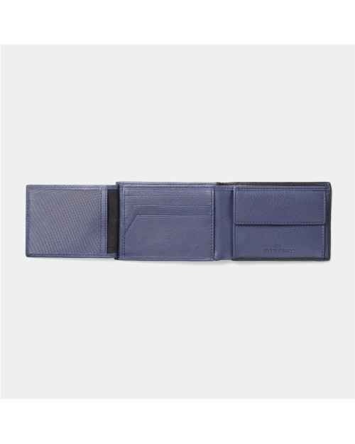 CARTERA DE PIEL CON MONEDERO