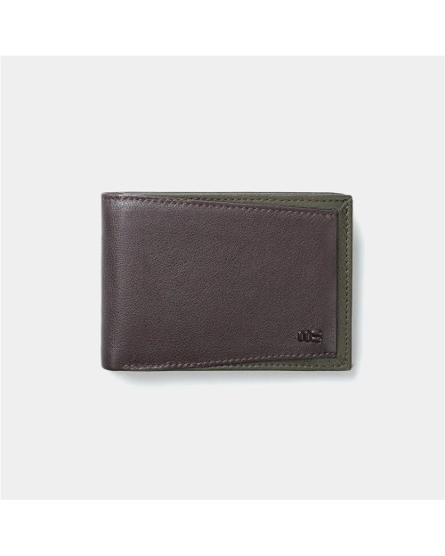 CARTERA DE PIEL CON MONEDERO