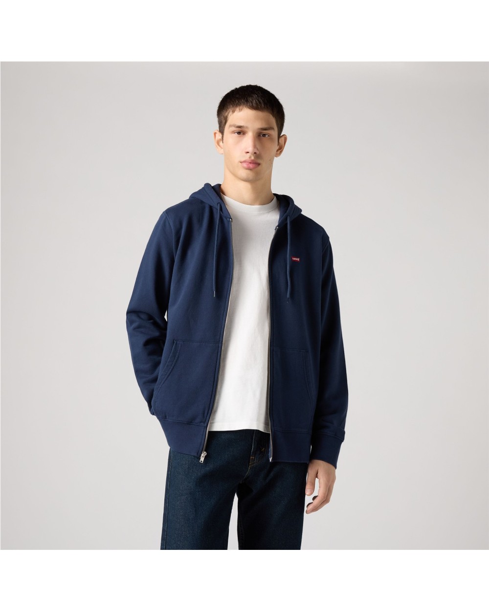 SUDADERA CON CAPUCHA Y CREMALLERA