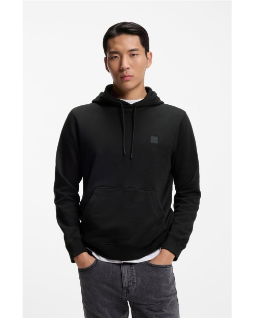 SUDADERA CON CAPUCHA EN FELPA DE ALGODÓN