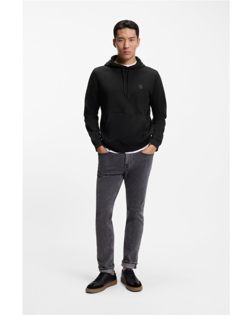 SUDADERA CON CAPUCHA EN FELPA DE ALGODÓN