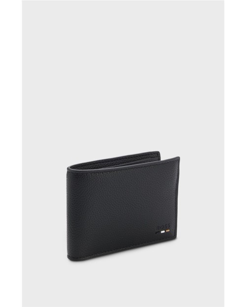 CARTERA PLEGABLE GRANULADA CON RIBRETE CON RAYA DE LA MARCA 2