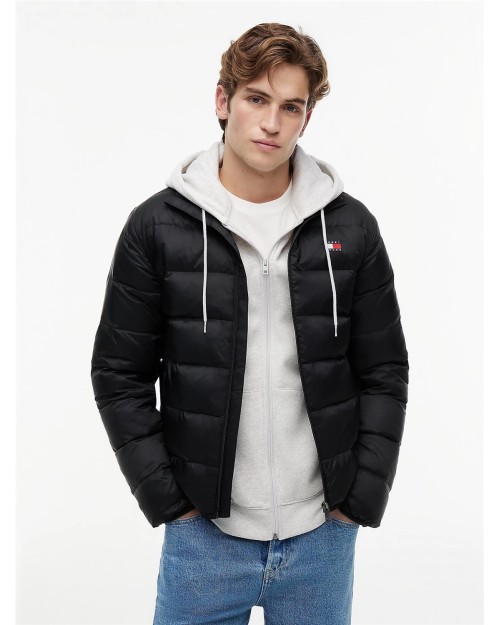 CHAQUETA AMPLIA PLEGABLE DE PLUMÓN EN TEJIDO RIPSTOP