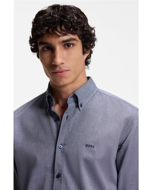 CAMISA REGULAR FIT OXFORD ALGODÓN 2