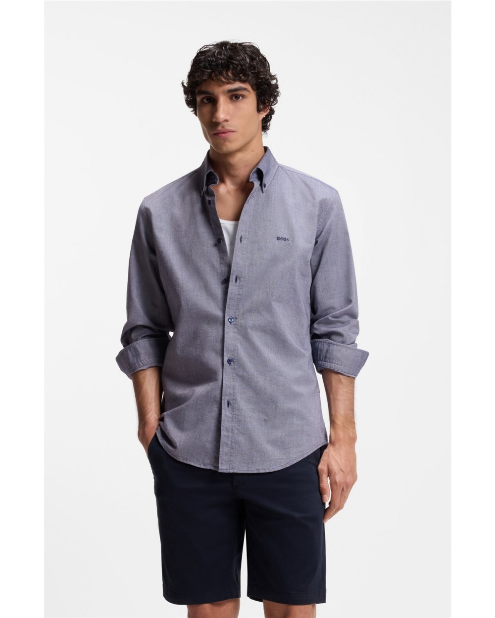 CAMISA REGULAR FIT OXFORD ALGODÓN