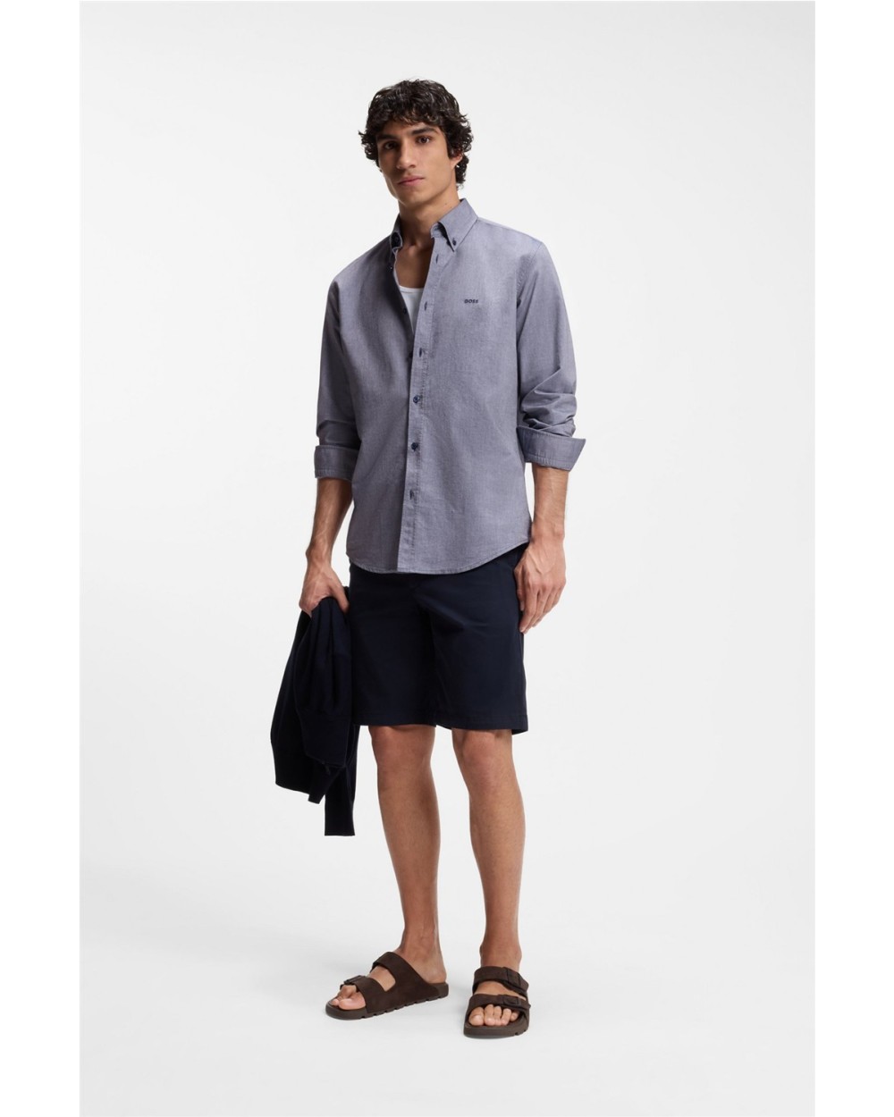 CAMISA REGULAR FIT OXFORD ALGODÓN