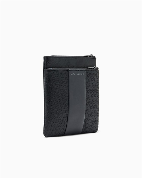 BOLSO PLANO CON FRANJA VERTICAL