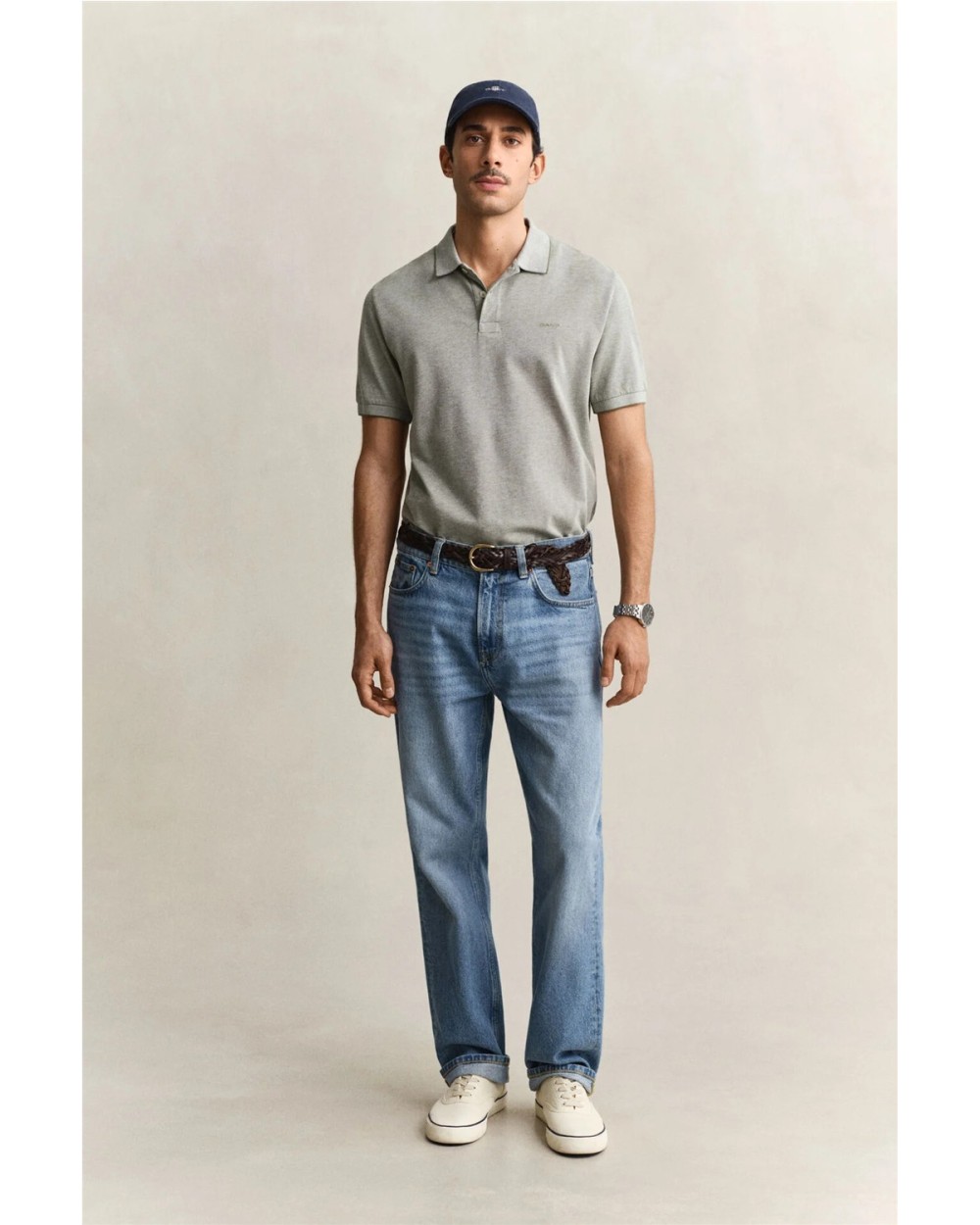 POLO EN DOS TONOS GANT HOMBRE