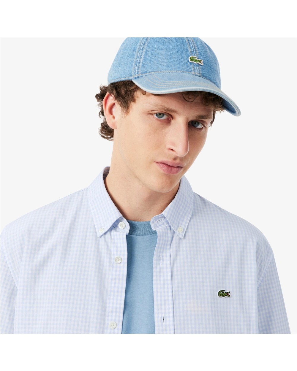 CAMISA CORTE REGULAR EN POPELIN