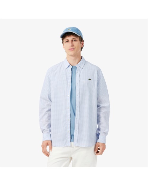 CAMISA CORTE REGULAR EN POPELIN