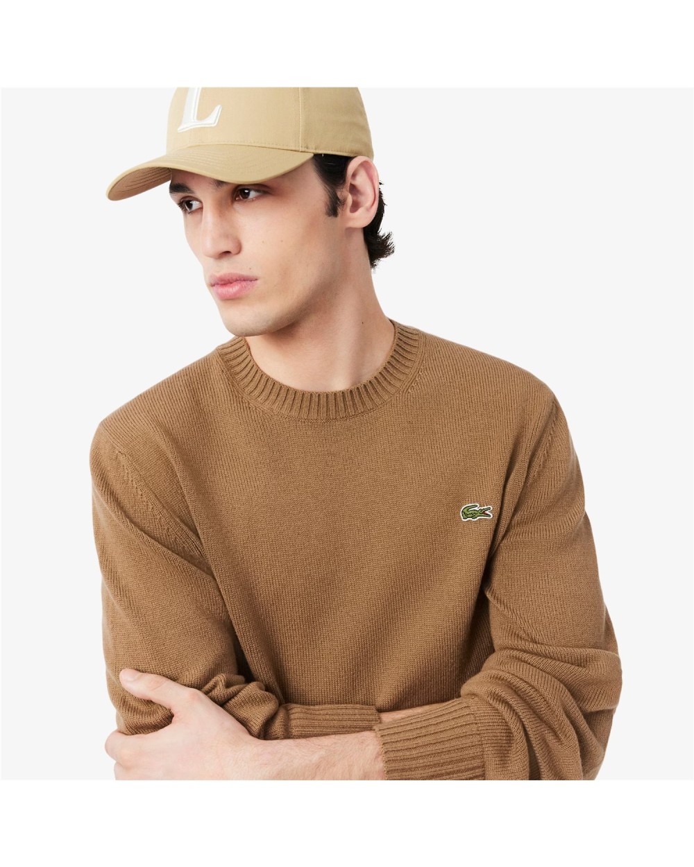JERSEY CUELLO REDONDO DE LANA CARDADA
