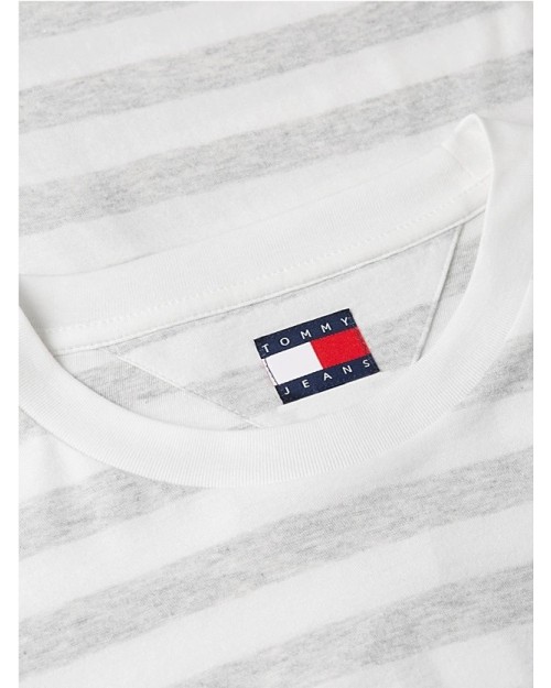 CAMISETA DE MANGA LARGA DE RAYAS CON LOGO