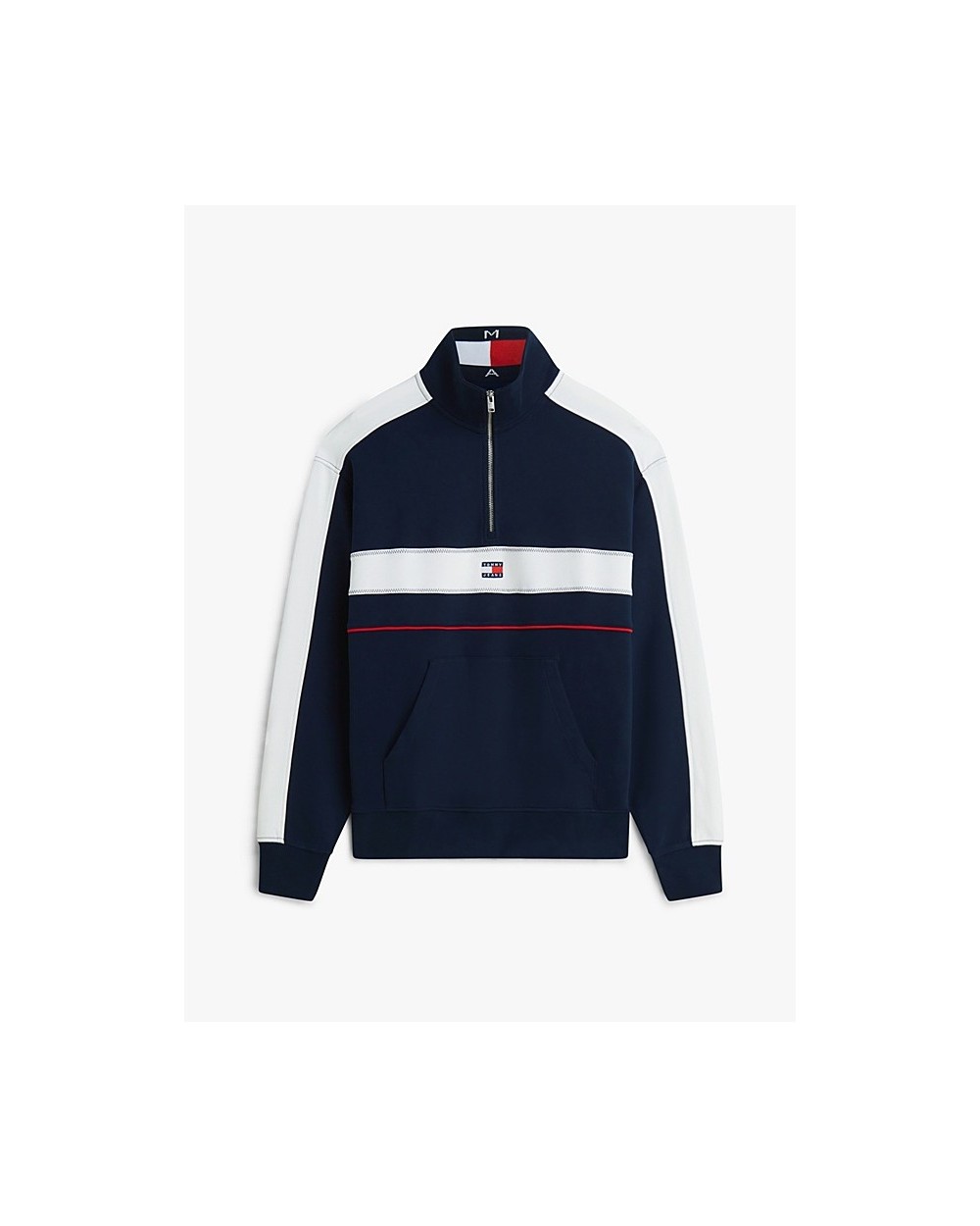 SUDADERA COLOR BLOCK CON CREMALLERA