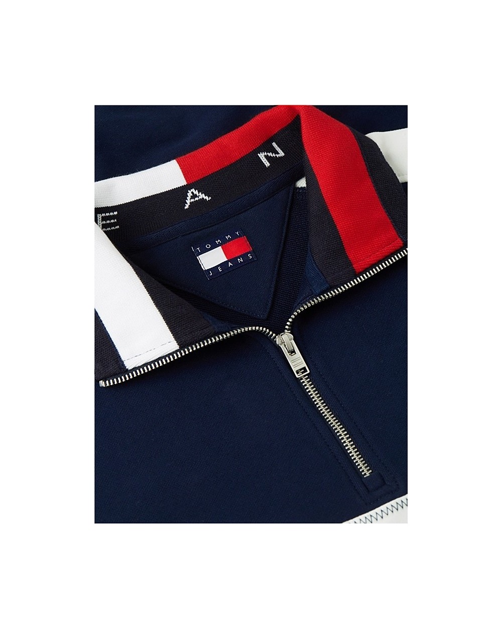 SUDADERA COLOR BLOCK CON CREMALLERA