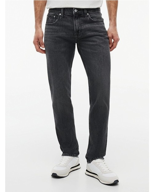 PANTALON SCANTON NEGROS SLIM CON EFECTO DESTEÑIDO
