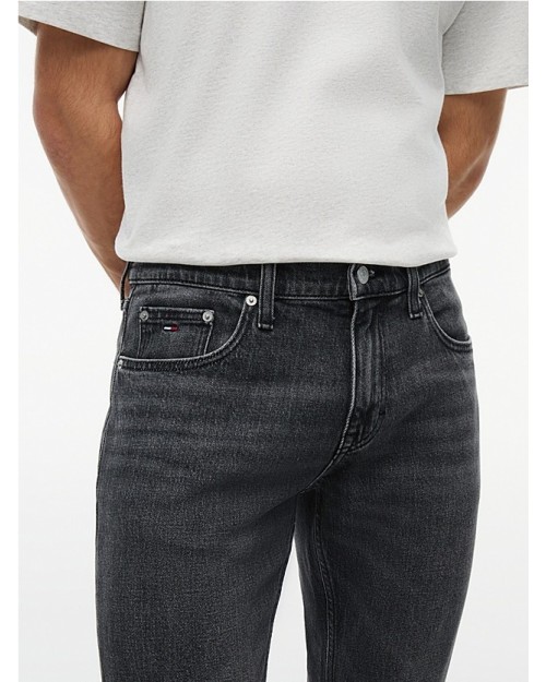 PANTALON SCANTON NEGROS SLIM CON EFECTO DESTEÑIDO