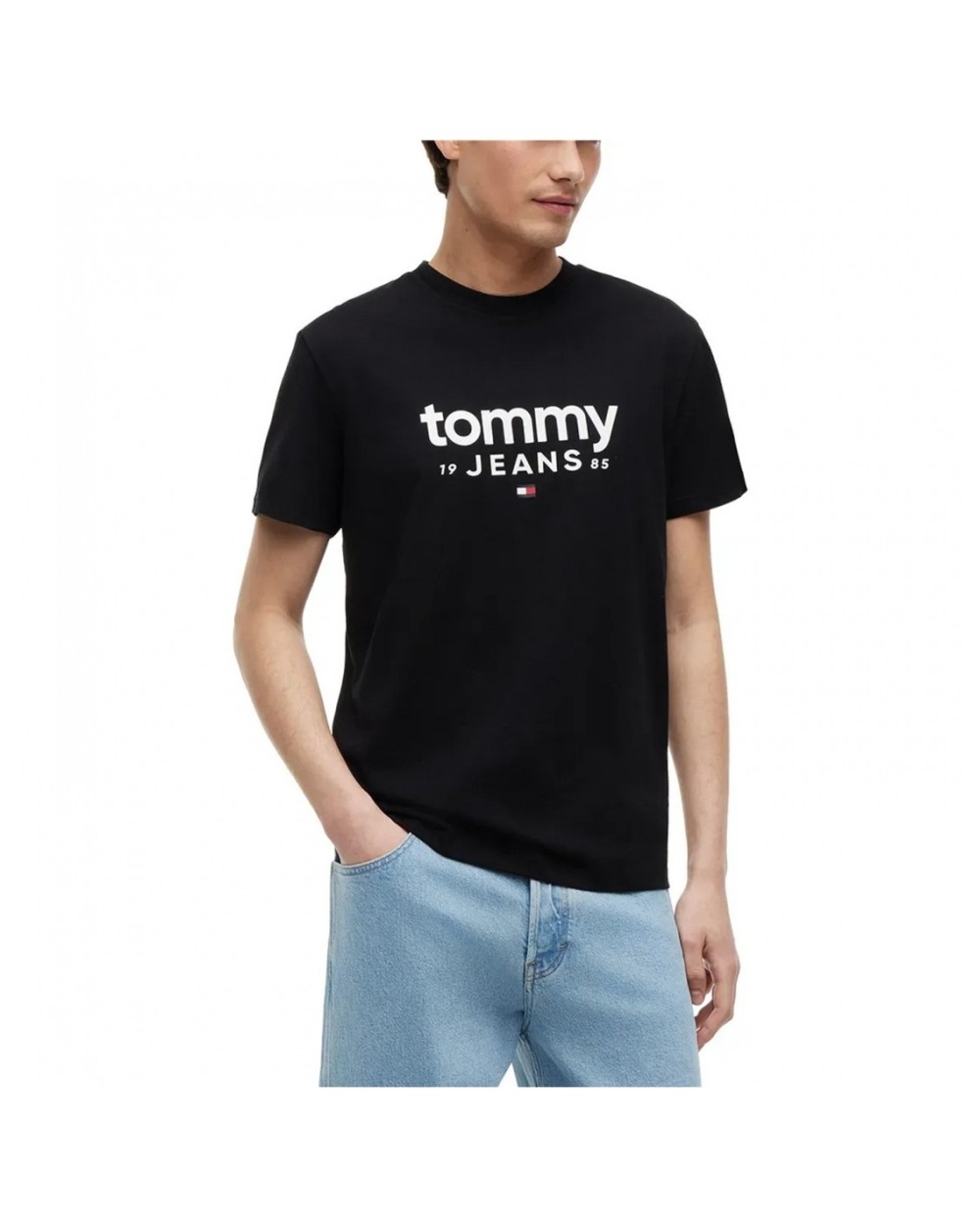 CAMISETA CON CUELLO REDONDO Y LOGO
