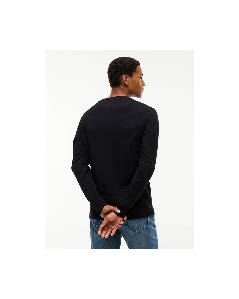 CAMISETA DE MANGA LARGA SLIM CON LOGO