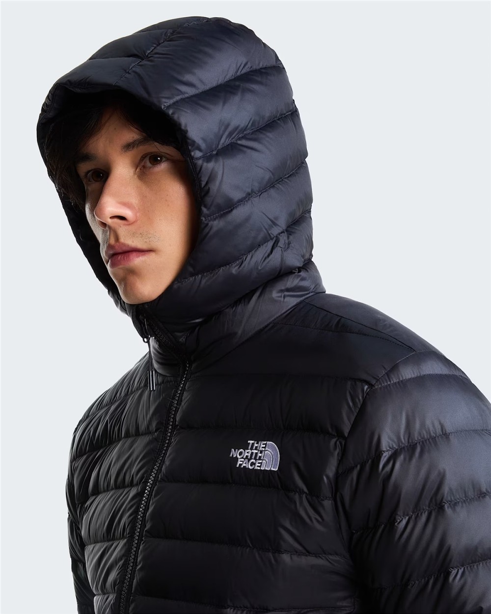 CHAQUETA DE PLUMON CON CAPUCHA