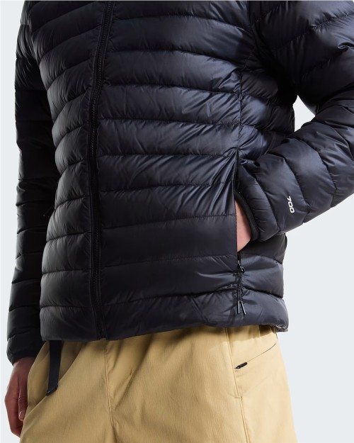 CHAQUETA DE PLUMON CON CAPUCHA