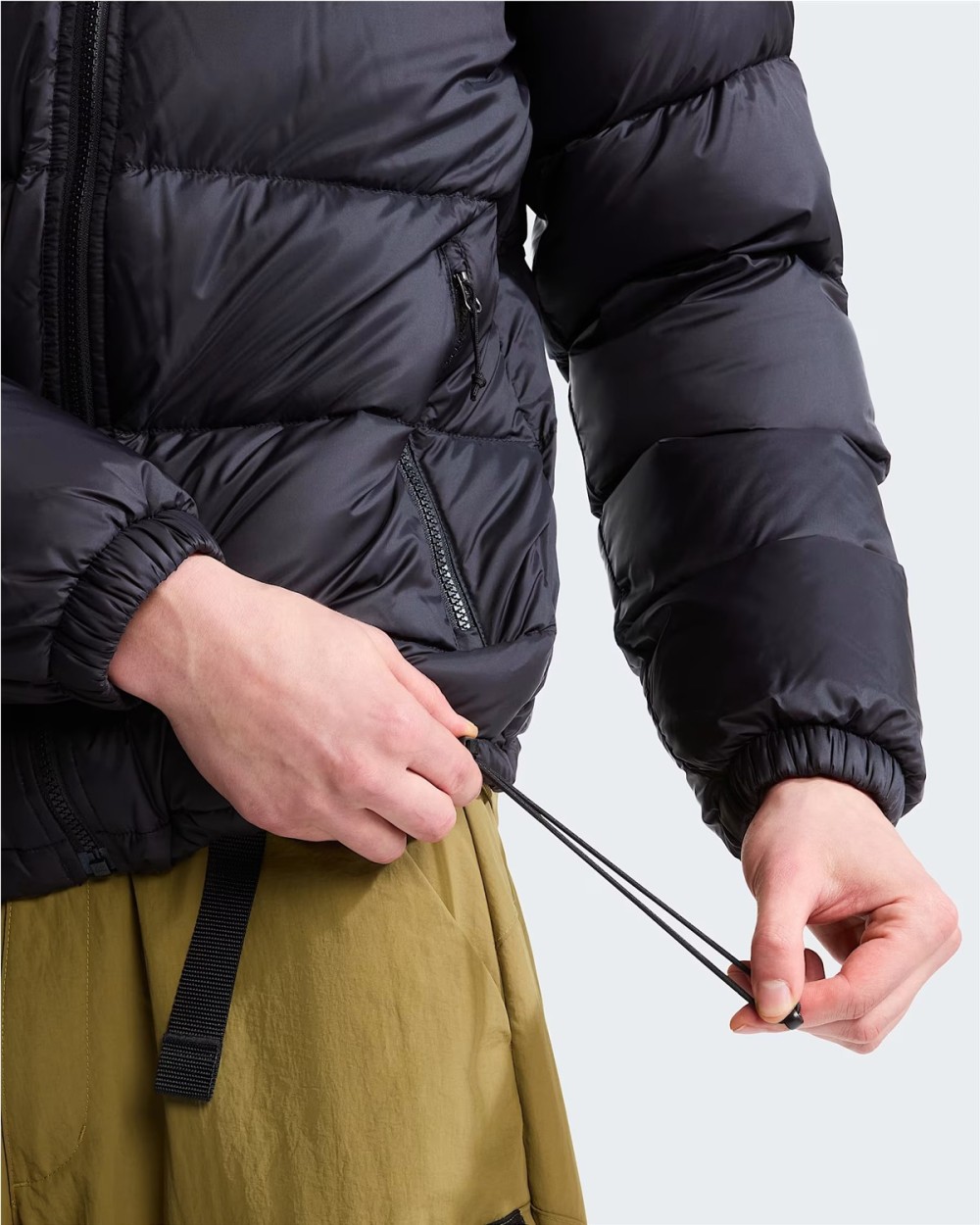 CHAQUETA DE PLUMON CON CAPUCHA