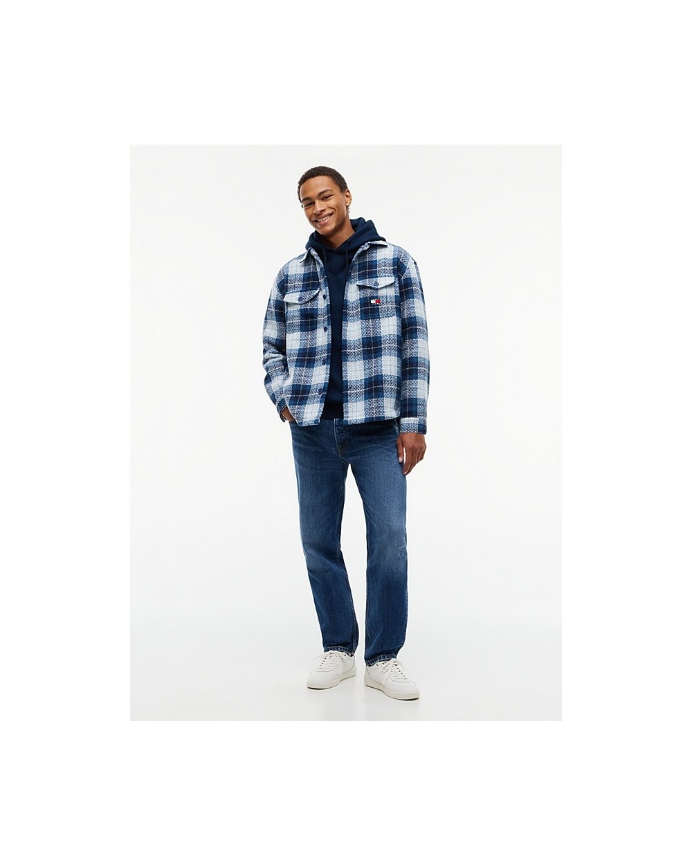 SOBRECAMISA OVERSIZE DE CUADROS