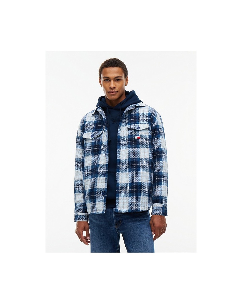 SOBRECAMISA OVERSIZE DE CUADROS