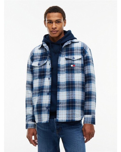 SOBRECAMISA OVERSIZE DE CUADROS