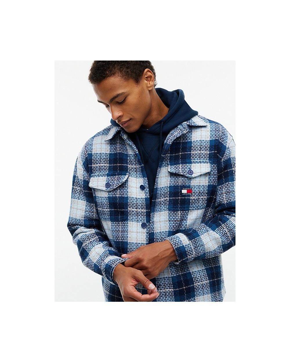 SOBRECAMISA OVERSIZE DE CUADROS