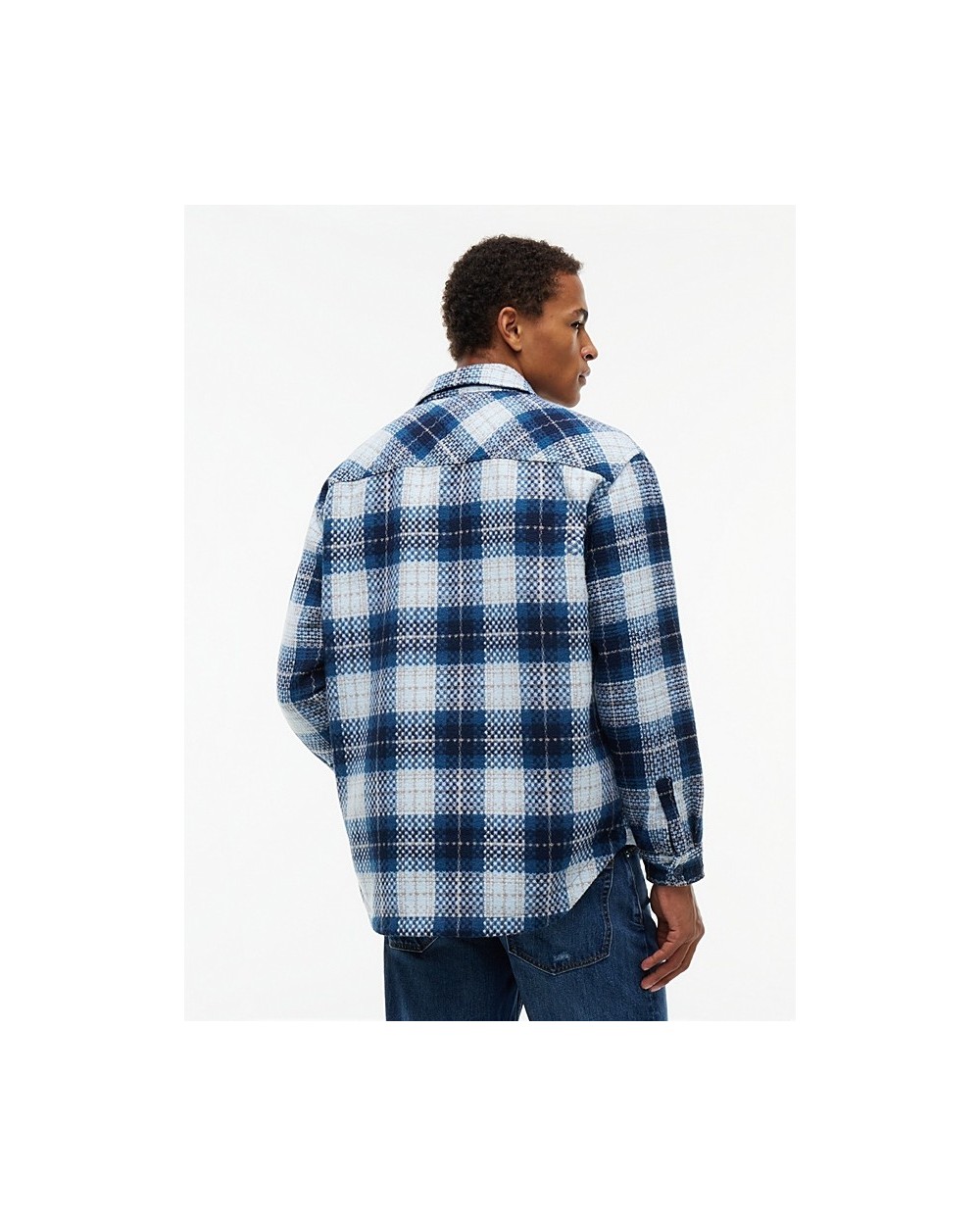 SOBRECAMISA OVERSIZE DE CUADROS