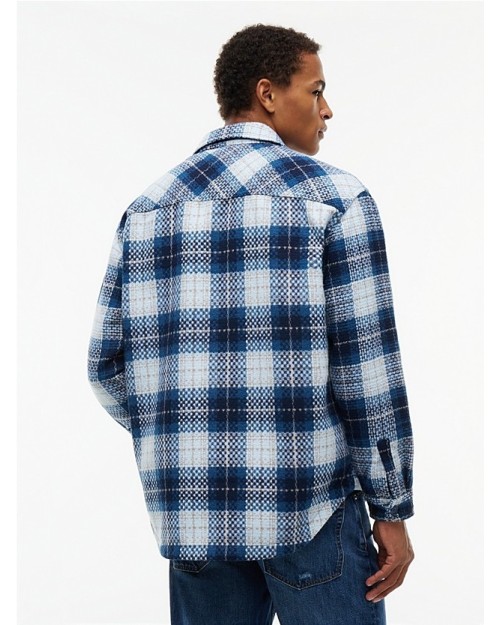 SOBRECAMISA OVERSIZE DE CUADROS
