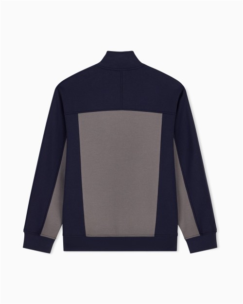 SUDADERA DE ALGODON ELASTICO CON CREMALLERA 2