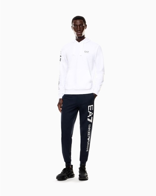 SUDADERA DE ALGODON LOGO CON CAPUCHA Y BOLSILLO 2