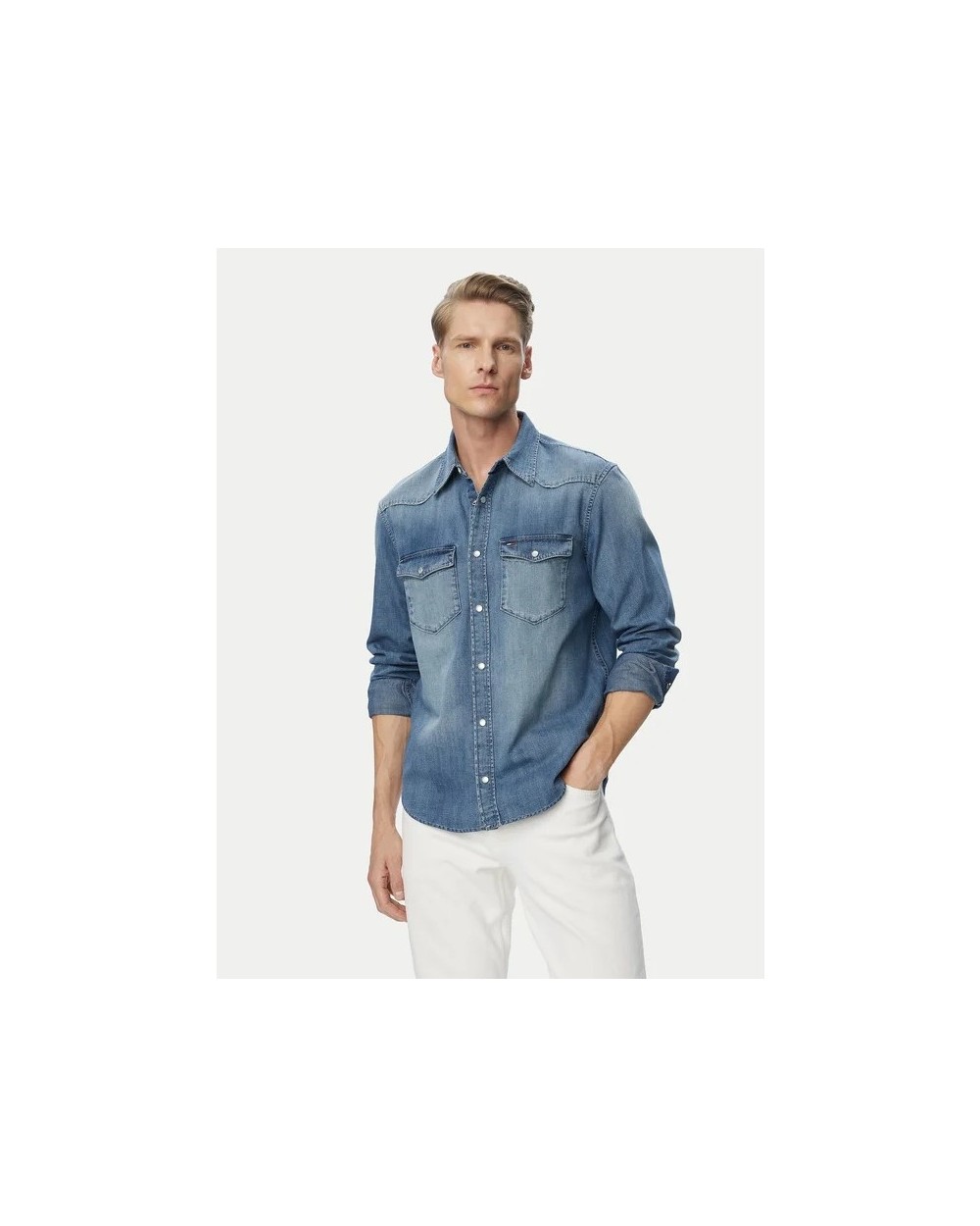 CAMISA VAQUERA CON CORCHETES