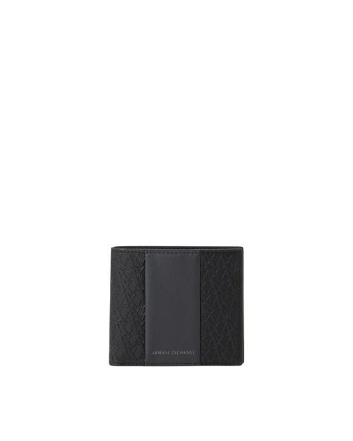 CARTERA PLEGABLE CON MONEDERO Y DETALLES EN RELIEVE