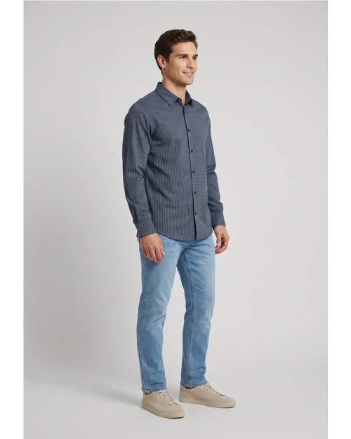 CAMISA DE MANGA LARGA CON LOGOTIPO ESTAMPADO