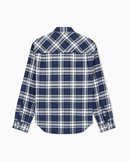 SOBRECAMISA CUADROS DE FRANELA CON CREMALLERA