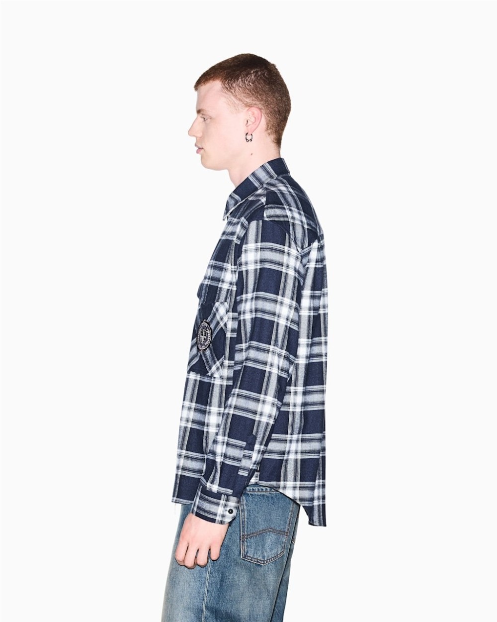 SOBRECAMISA CUADROS DE FRANELA CON CREMALLERA
