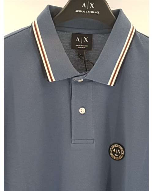 POLO DE MANGA LARGA DE PIQUE CON LOGO 2