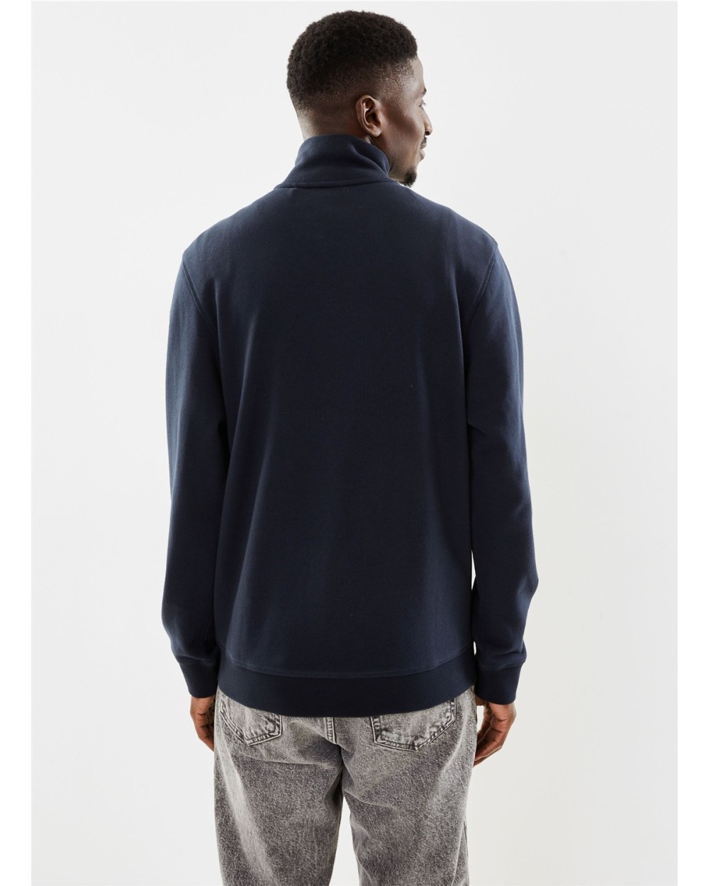 SUDADERA CREMALLERA FELPA DE ALGODÓN