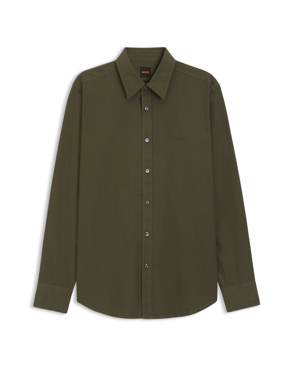 CAMISA REGULAR FIT EN POPELÍN DE ALGODÓN