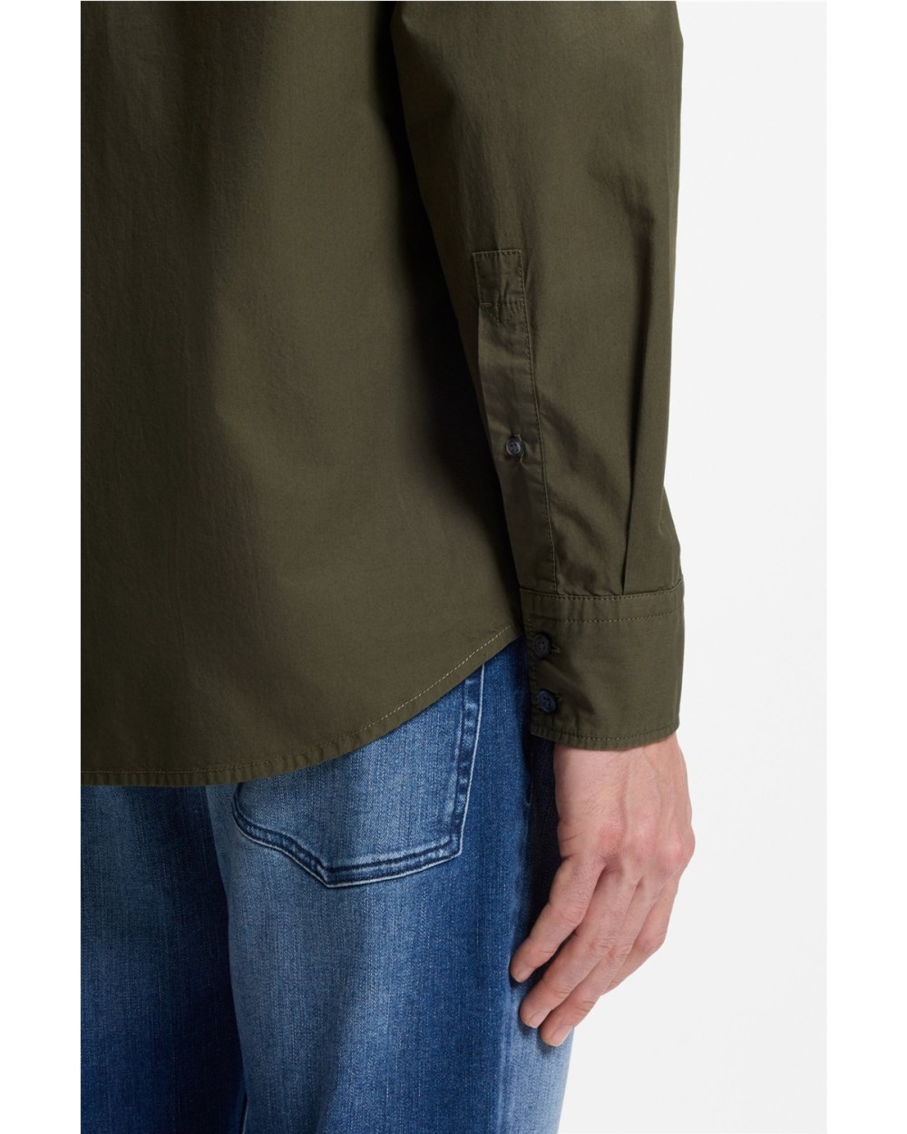 CAMISA REGULAR FIT EN POPELÍN DE ALGODÓN