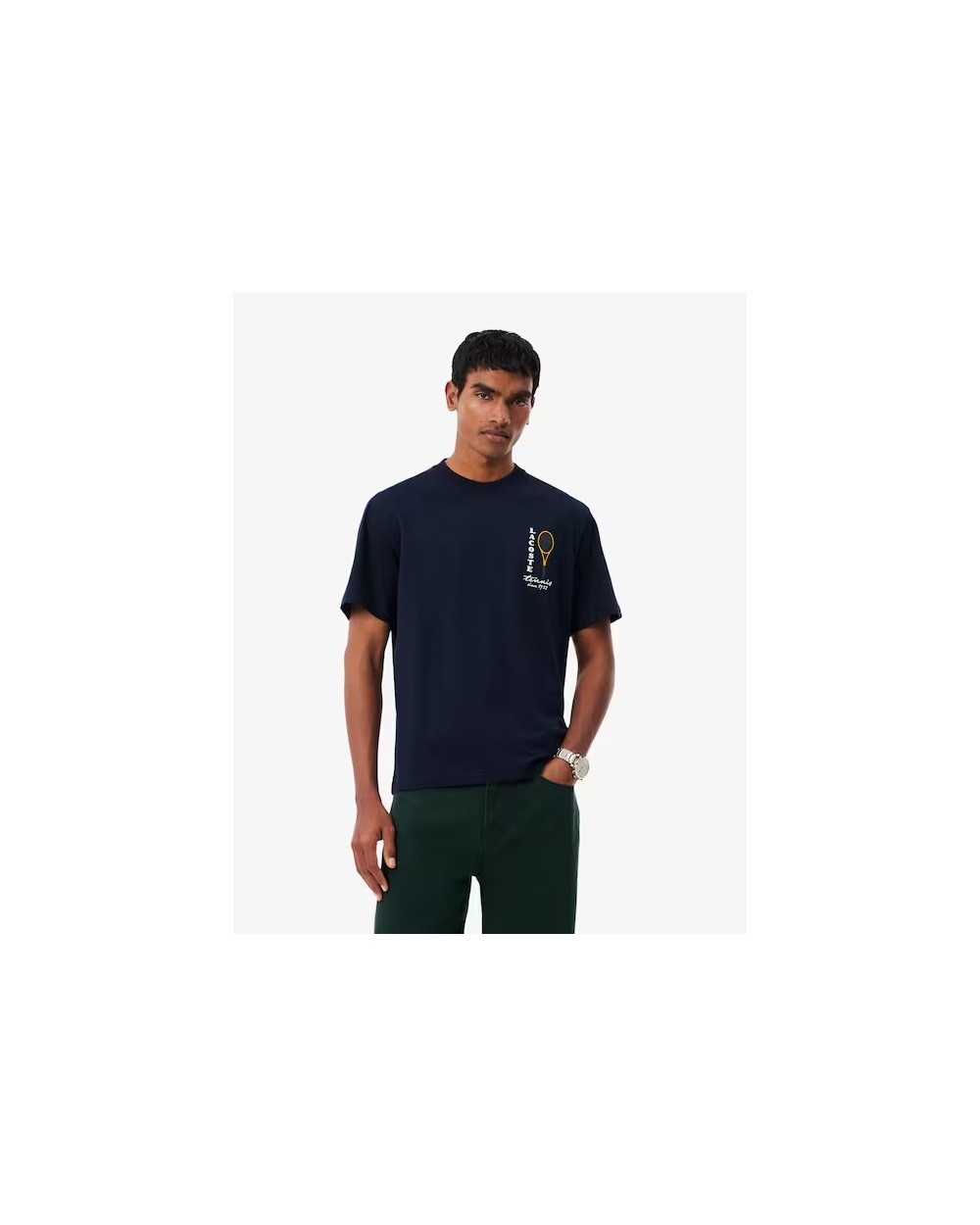 CAMISETA CON LOGO BORDADO